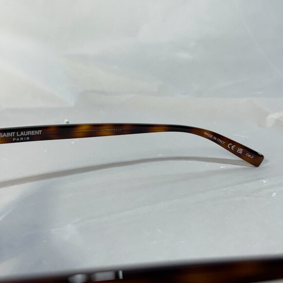 Saint Laurent Acetate Cat Eye II SL502 003 Tortoise 56-16-145 NWOT - Picture 8 of 12
